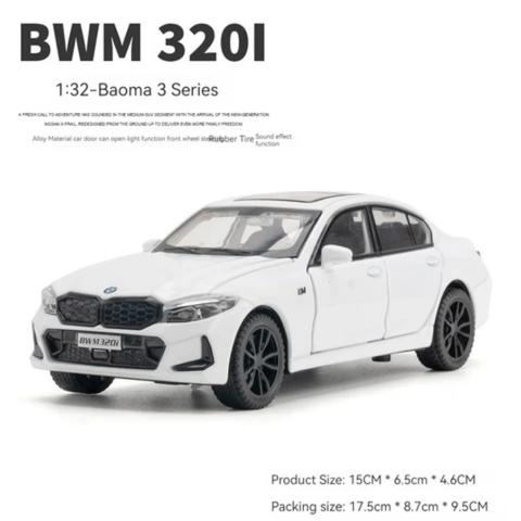 BMW 320i Metal Diecast Car
