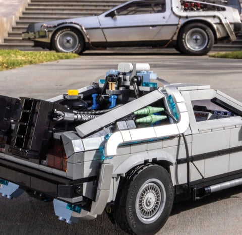 Back To The Future Time Machine 1872Pcs Building Blocks Car