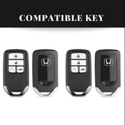 Honda 2/3/4 Button Key Armour Metal Alloy Keycase with Holder & Rope Chain