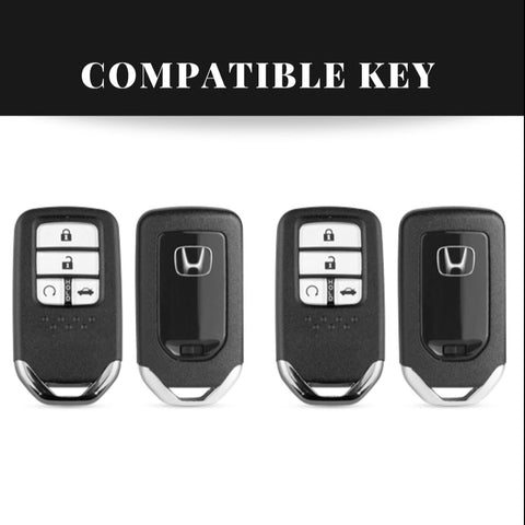 Honda 2/3/4 Button Key Armour Metal Alloy Keycase with Holder & Rope Chain