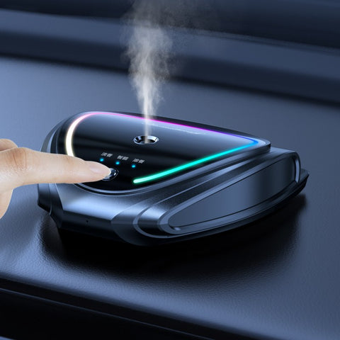 Smart Diffuser 3in1 Metal Alloy Perfume Aromatherapy with Lights & Number Plate
