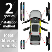 Door Sils Gurard Reflective Car Sticker 4 Pcs Set