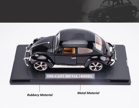 Volkswagen Beetle Metal Diecast Car 1:18 (28x11 cm)