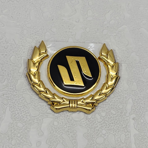 3D Owners Club v5.0 Car Metal Emblem Badge Sticker Decal (Gold)