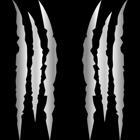 Monster Reflective Sticker Set of 2 Pcs