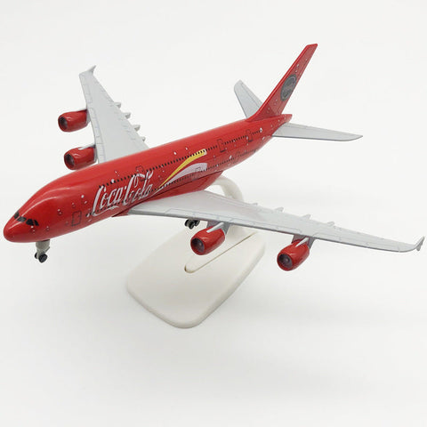 Coca Cola A380 Aeroplane Diecast Model 20 CM