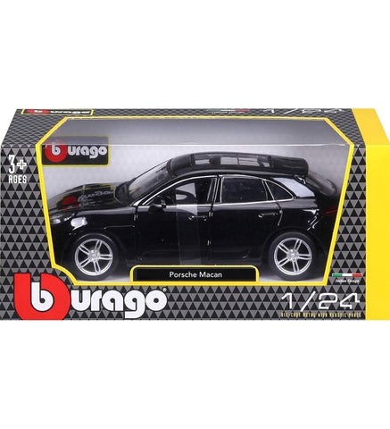 Porsche Macan Black Licensed Welly 1:24 Diecast Scale Model
