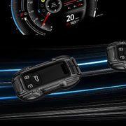 Audi Remote Key Premium Batman Metal Alloy Keycase with Holder & Rope Chain