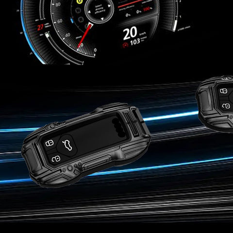 Audi Remote Key Premium Batman Metal Alloy Keycase with Holder & Rope Chain