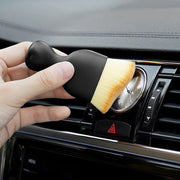 Car Interior Detailing, Cleaning Soft Brush, Curved Design Dust Collectors with Cover and Logo