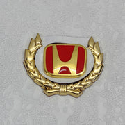 3D Owners Club v5.0 Car Metal Emblem Badge Sticker Decal (Gold)