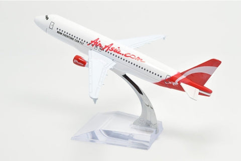 Air Asia White A320 Aeroplane Diecast Model 16 CM