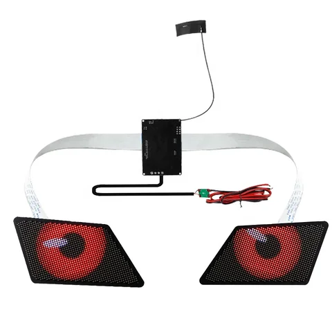 12V Car Animated Demon Eyes Display App Control LED Panel