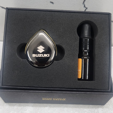 Car Water Drop Air Vent Perfume Replacement Car Liquid Fragrance Alloy Air Purifier