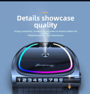 Smart Diffuser 3in1 Metal Alloy Perfume Aromatherapy with Lights & Number Plate