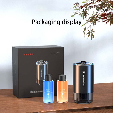 Car Smart Aromatherapy Machine Automatic Diffuser with Ambient and Star Lightings