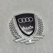 3D Owners Club v3.0 Car Metal Emblem Badge Sticker Decal (Silver) 8.3 x 8 cm