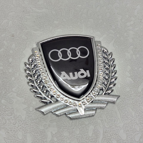 3D Owners Club v3.0 Car Metal Emblem Badge Sticker Decal (Silver) 8.3 x 8 cm