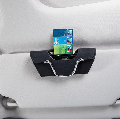 Sun Visor Glasses Holder with Logo