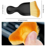 Car Interior Detailing, Cleaning Soft Brush, Curved Design Dust Collectors with Cover and Logo