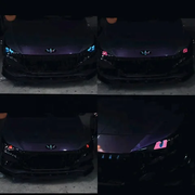 12V Car Animated Demon Eyes Display App Control LED Panel