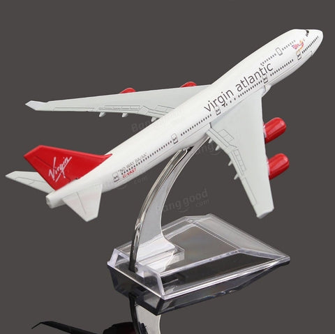 Virgin Atlantic B747 Aeroplane Diecast Model 16 CM
