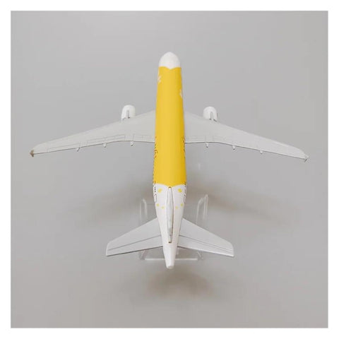Thai Airways Yellow A320 Aeroplane Diecast Model 16 CM