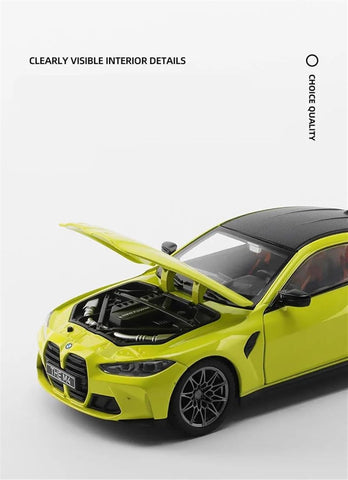 BMW M4 G82 Coupe Metal Diecast Car 1:24 (20x8 cm)
