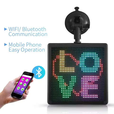 Car Portable Screen App Control LED Panel
