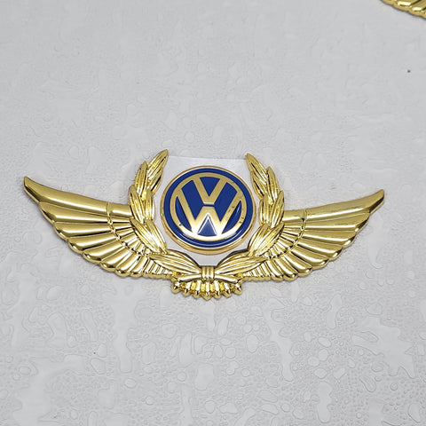 3D Owners Club v6.0 Car Metal Emblem Badge Sticker Decal (Gold)