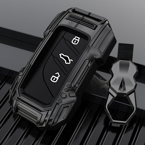 MG Astor / ZS EV Premium Batman Metal Alloy Keycase with Holder & Rope Chain