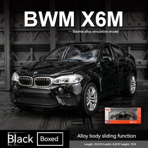 BMW X6M Metal Diecast Car 1:24 (20x8 cm)