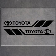 Fender Brand Logo Reflective Car Sticker 2 Pcs Set