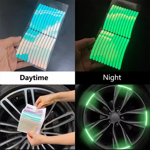 Tyre Rim Reflective Sticker