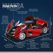Pagani Huayra Metal Diecast Car 1:18 (28x11 cm)